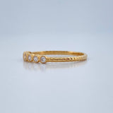 Anillo Churumbela Circulos 1.45gr / T6 1/2 / Oro Amarillo 18K %
