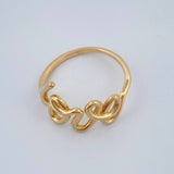 Anillo Love 2.75gr / T6 1/2 / Oro Amarillo 18K %