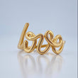 Anillo Love 2.75gr / T6 1/2 / Oro Amarillo 18K %