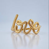 Anillo Love 2.75gr / T6 1/2 / Oro Amarillo 18K %