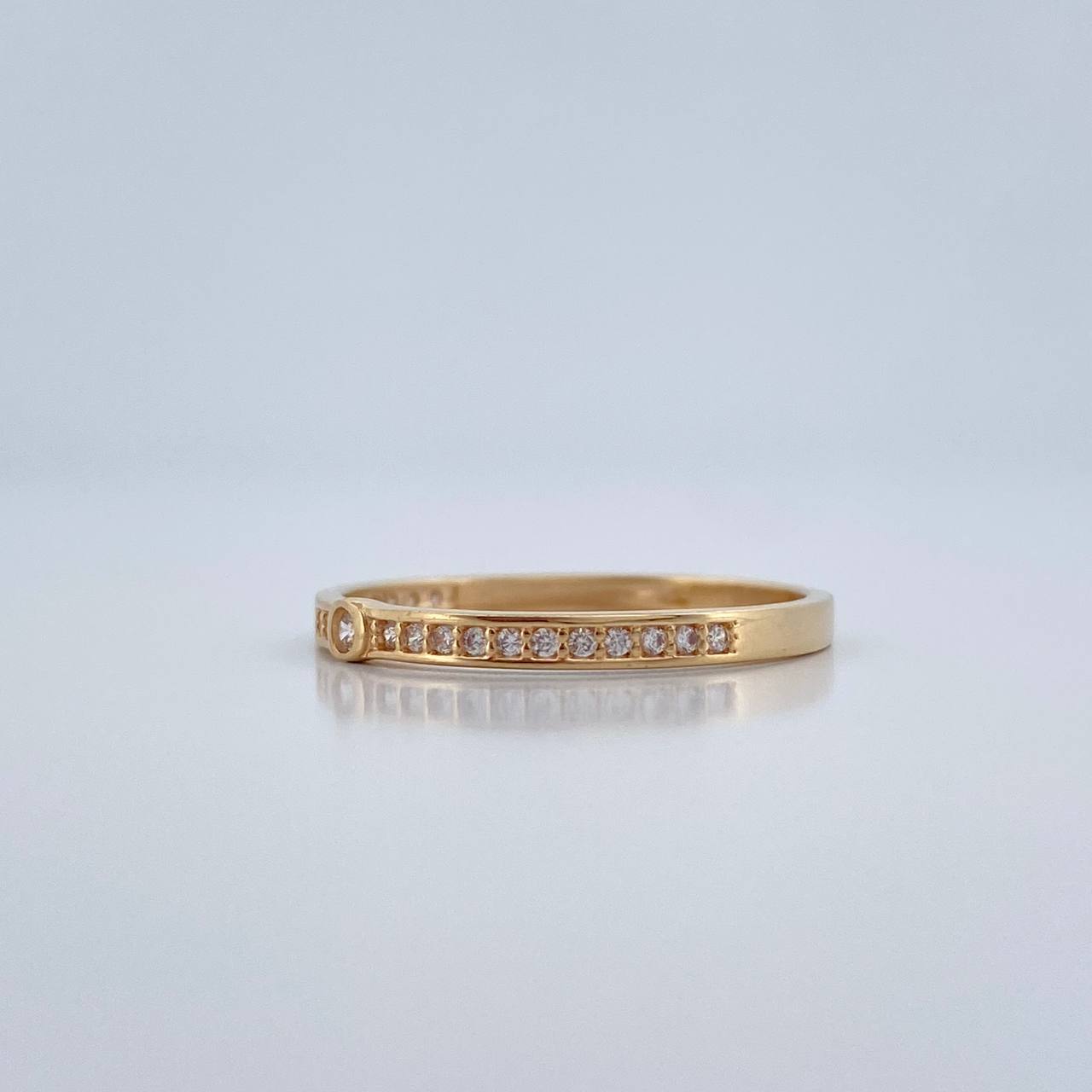 Anillo Churumbela 1.35gr / T7 / Oro Amarillo 18K %