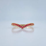 Anillo Tiara 1.6gr / T7 1/4 / Oro Amarillo 18K %