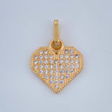 Dije Corazon 1.2gr / 3/4 in / Oro Amarillo 18K %
