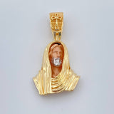 Dije Rostro Cristo 3.55gr / 1 in / Tres Oros 18K %
