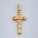 Dije Cruz Tornillo 1.1gr / 3/4 in / Oro Amarillo 18K %