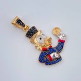 Dije Pato Inspirado 3.2gr / 1 1/4 in / Tres Oros 18K %