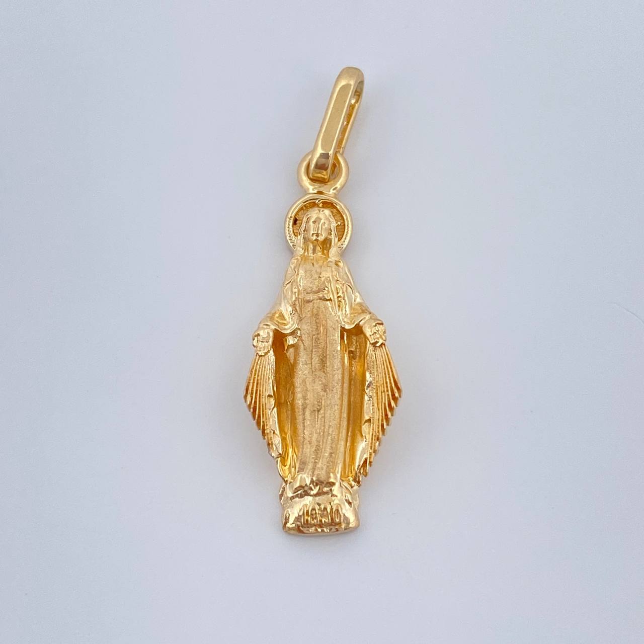 Dije Virgen Milagrosa 2.2gr / 1 in / Oro Amarillo 18K %