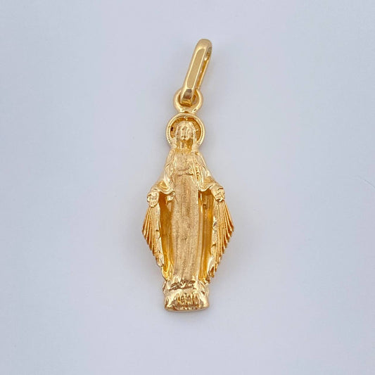 Dije Virgen Milagrosa 2.2gr / 1 in / Oro Amarillo 18K %