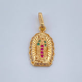Dije Virgen Guadalupe 1.35gr / 3/4 in / Oro Amarillo 18K %