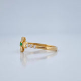 Anillo Flor 1.7gr / T6 1/2 / Oro Amarillo 18K %
