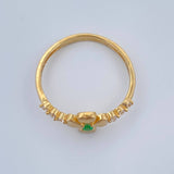 Anillo Flor 1.7gr / T6 1/2 / Oro Amarillo 18K %