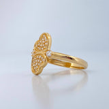 Anillo Corazones 2.65gr / T6 / Oro Amarillo 18K %