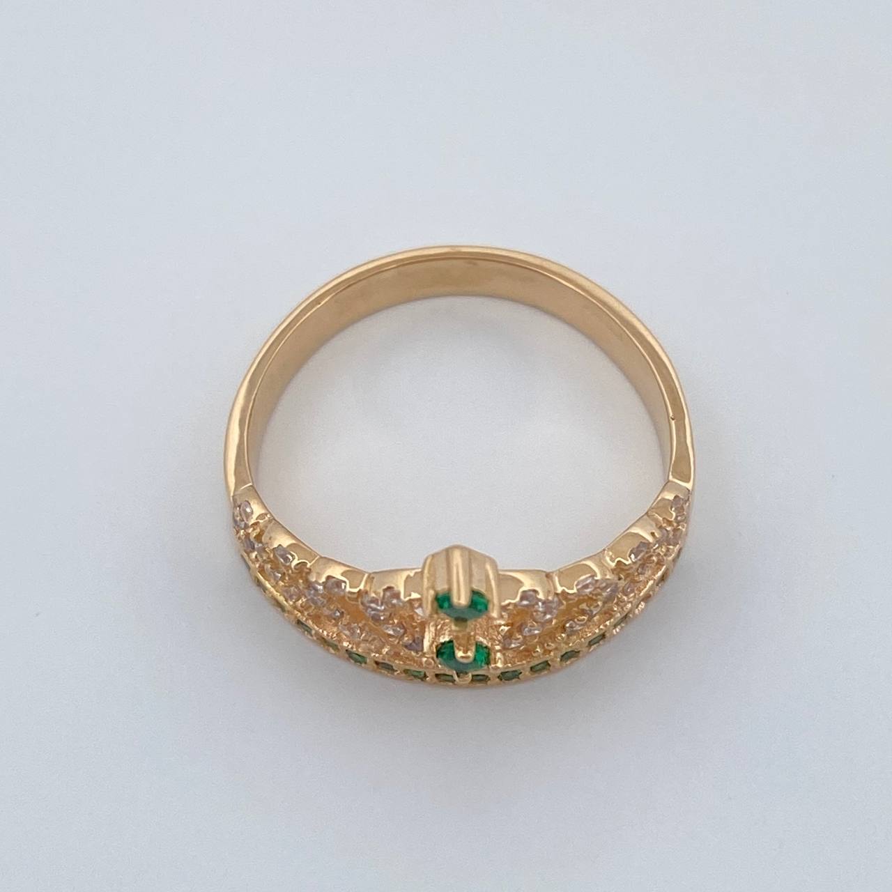 Anillo Corona corazon 3.35gr / T6 1/2 / Oro Amarillo 18K %