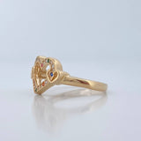 Anillo Corazones 2.3gr / T6 / Oro Amarillo 18K %