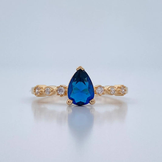 Anillo Gota 2.1gr / T7 / Oro Amarillo 18K %