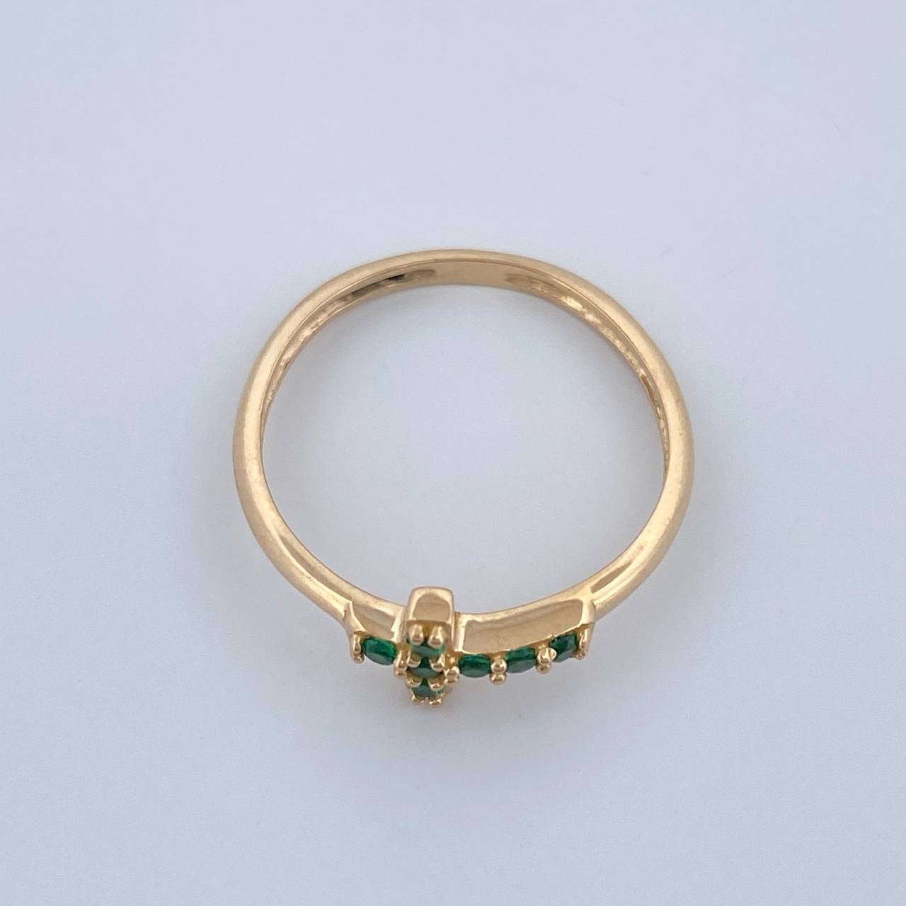 Anillo Cruz 1.5gr / T5 3/4 / Oro Amarillo 18K %