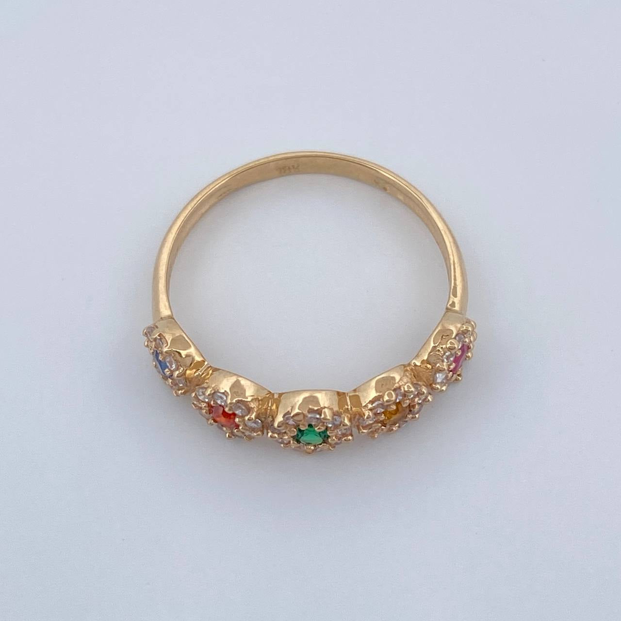 Anillo Churumbela Tupido 2.1gr / T6 1/4 / Oro Amarillo 18K %