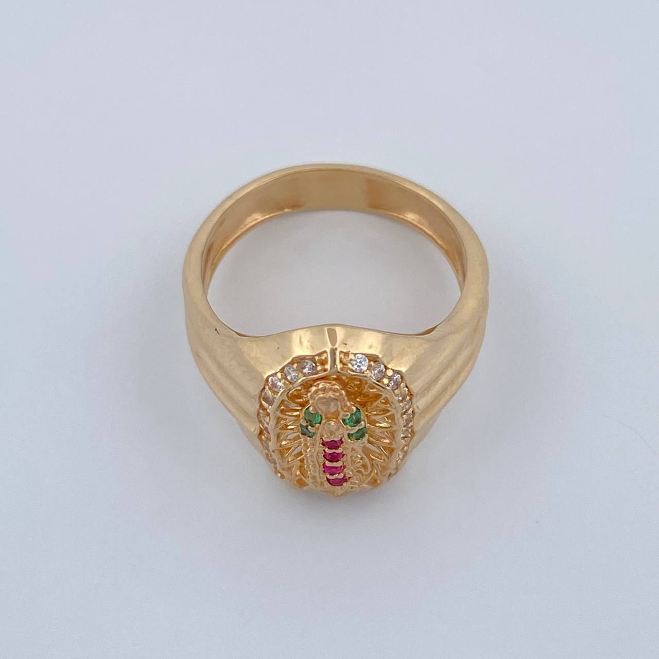 Anillo Virgen de Guadalupe 4gr / T5 1/4 / Oro Amarillo 18K %
