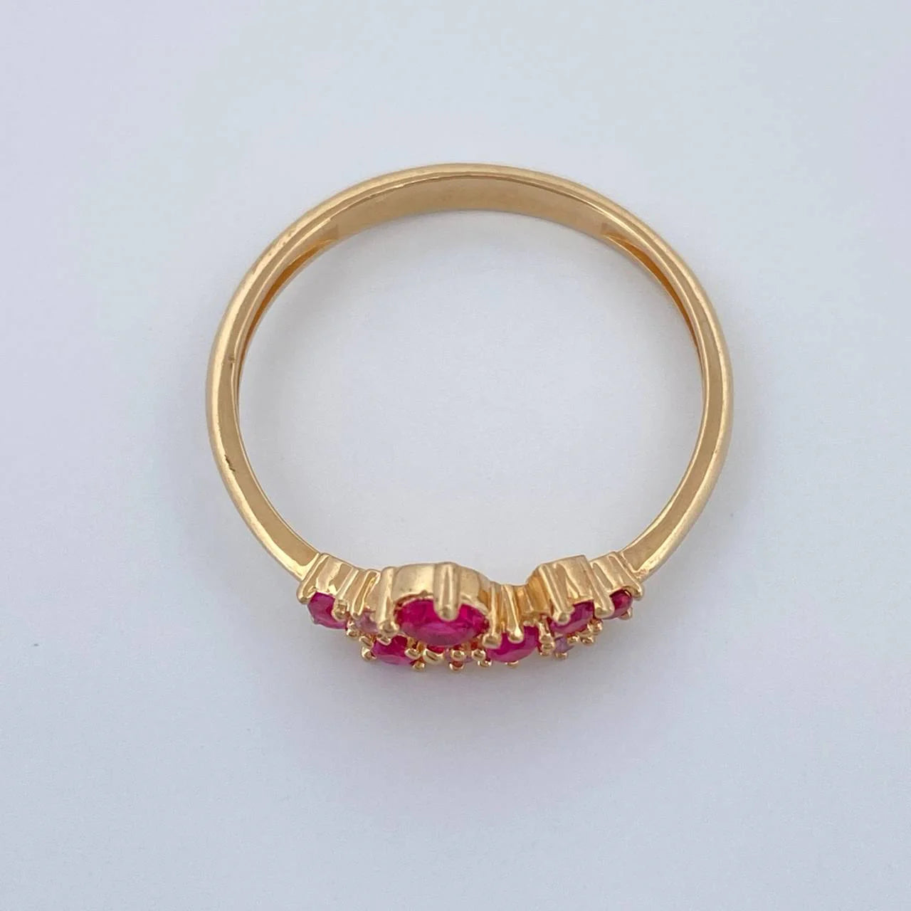 Anillo Circulos 1.7gr / T6 1/4 / Oro Amarillo 18K &