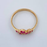 Anillo Circulos 1.7gr / T5 3/4 / Oro Amarillo 18K %