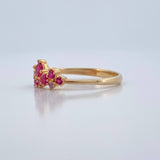 Anillo Circulos 1.9gr / T7 1/4 / Oro Amarillo 18K %