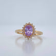 Anillo Halo 2.3gr / T6 1/4 / Oro Amarillo 18K %