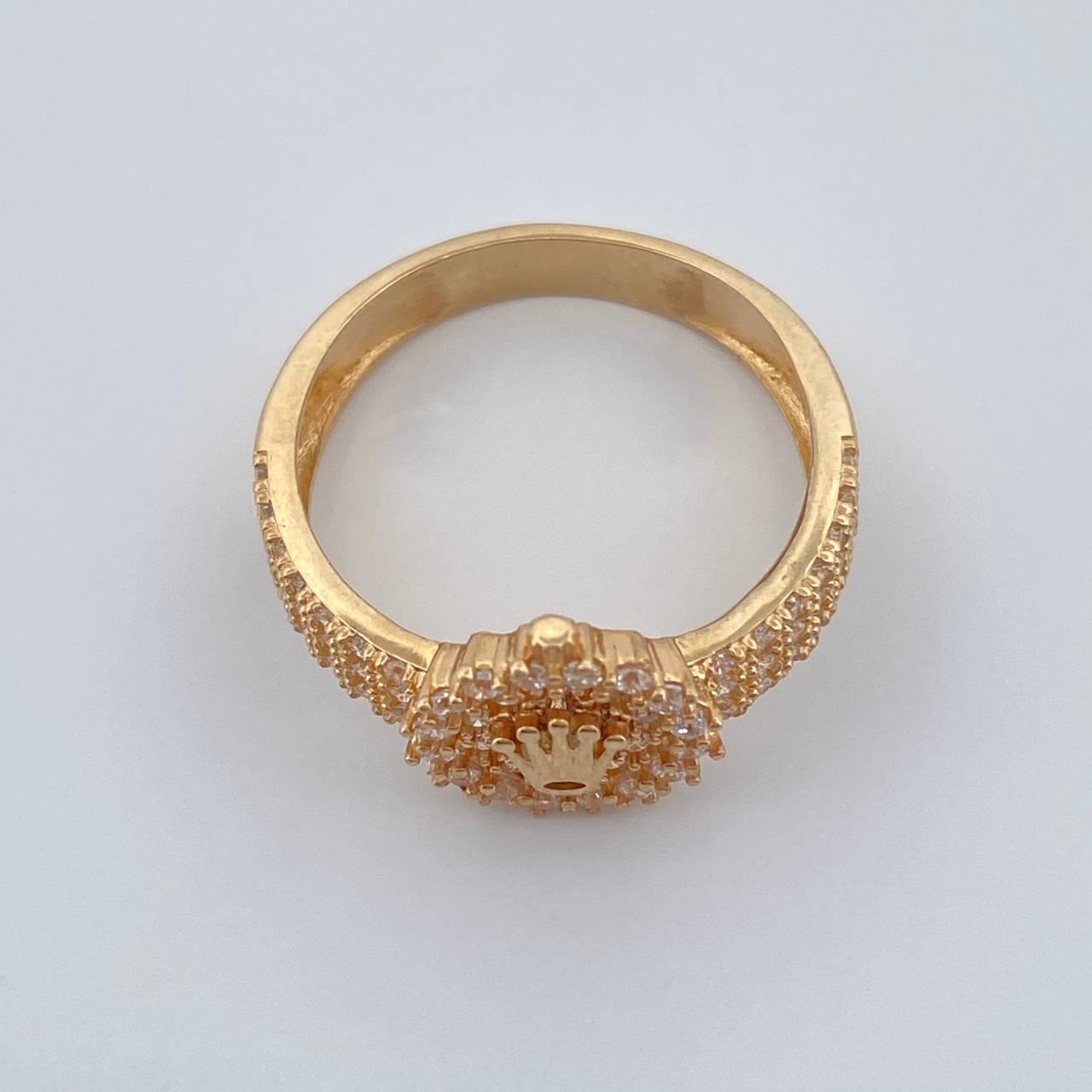 Anillo Corona 3.75gr / T6 1/2 / Oro Amarillo 18K %