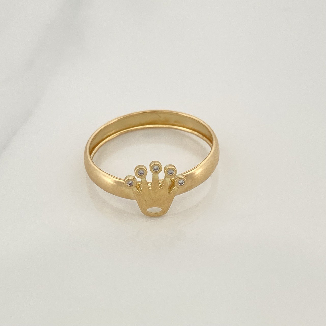 Anillo Corona 1.15gr / T6 / Oro Amarillo 18K %