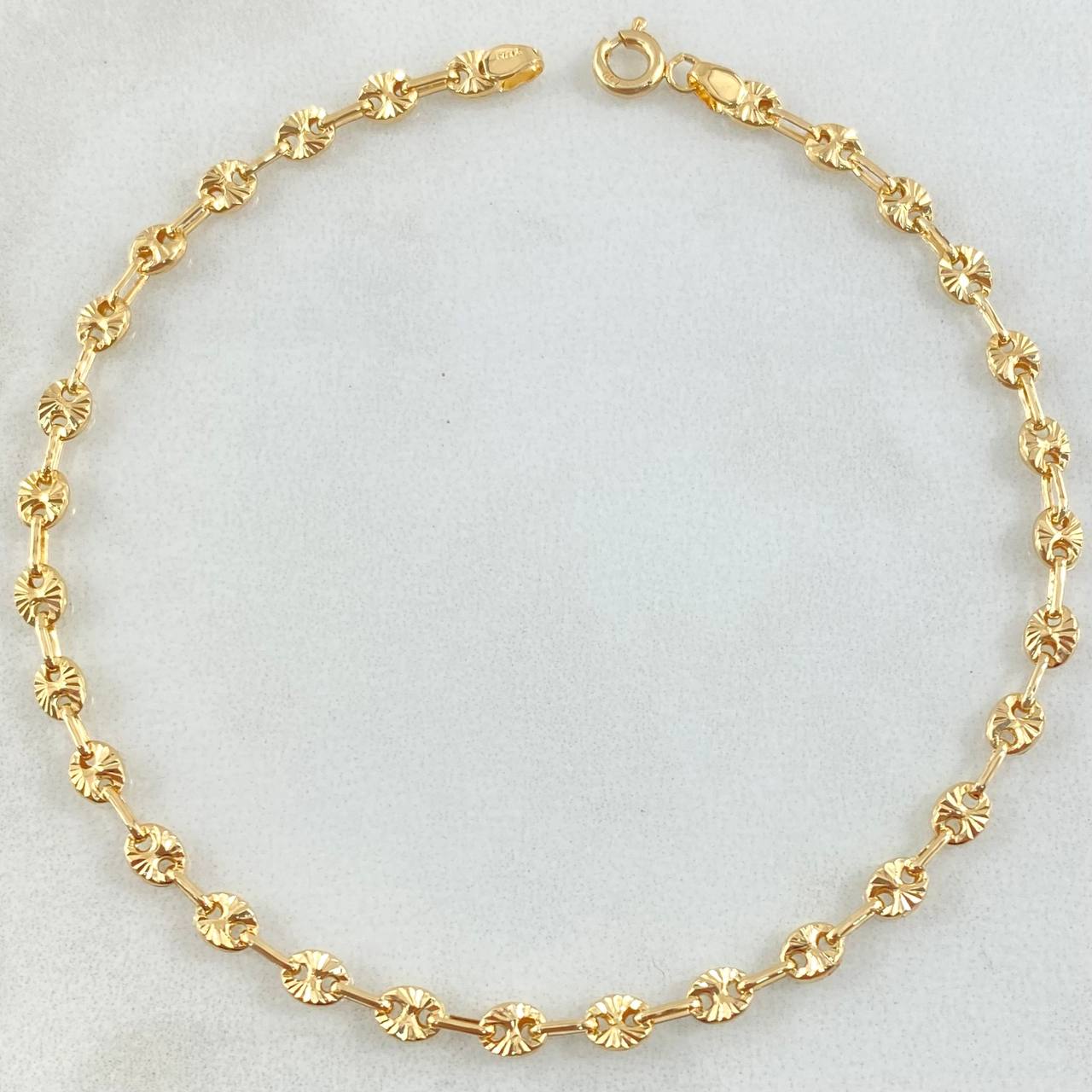 Bracelet GC 2.4gr / 7.5in / 18K Gold