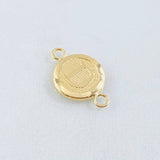 Charm Letter Circle D 0.4 g / 1/2 in Yellow Gold 18K
