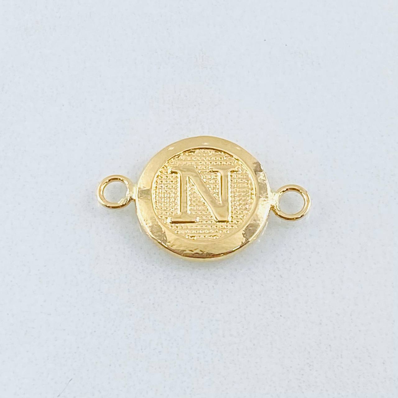 Herraje Letra Circulo N 0.35 g / 1/2 in Oro Amarillo 18K