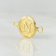 Herraje Letra Circulo N 0.35 g / 1/2 in Oro Amarillo 18K