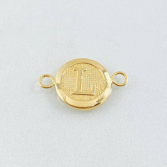 Charm Letter L 0.4g / 1/2 in Yellow Gold 18K