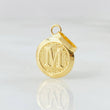 Pendant Letter M 0.6gr / 0.8in / 18K Gold +0$