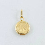 Pendant Letter K 0.65gr / 0.8in / 18K Gold