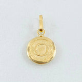 Dije Letra O 0.65gr / 2cm / Oro Amarillo 18K ©