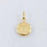 Pendant Letter V 0.65gr / 0.8in / 18K Gold +0$