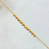 Espiga Military Row Bracelet 1.9gr / 7.3in / 18K Gold