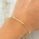 Espiga Military Row Bracelet 1.9gr / 7.3in / 18K Gold