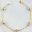 Orion Wheat Bracelet 2.85gr / 7.1in / Three Golds 18K