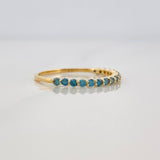 Anillo Churumbela Diamantes 0.35pts 1.25g / T6 3/4 Oro Amarillo 18K