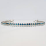 Pulso Circular Diamantes 2.20qts 7.5g / 6 3/4 in / 2.79mm Oro Blanco 18K