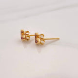 Topos Corazon Rubíes 0.54pts 1.15g / in / 7.11mm Oro Amarillo 18K