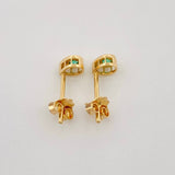 Topos Gota Esmeraldas 10pts 1.15g / in / 4.32mm Oro Amarillo 18K