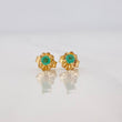 Topos Cuatro Garras Esmeraldas 0.12pts 0.75g / in / 2.7mm Oro Amarillo 18K