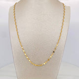 Mirror Flower Chain 2.2g / 20 in / 2.59mm Yellow Gold 18K
