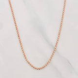 Military Chain 4.1g / 18 in / 2mm Rose Gold 18K