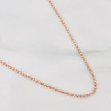 Military Chain 4.1g / 18 in / 2mm Rose Gold 18K