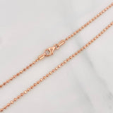 Military Chain 4.1g / 18 in / 2mm Rose Gold 18K