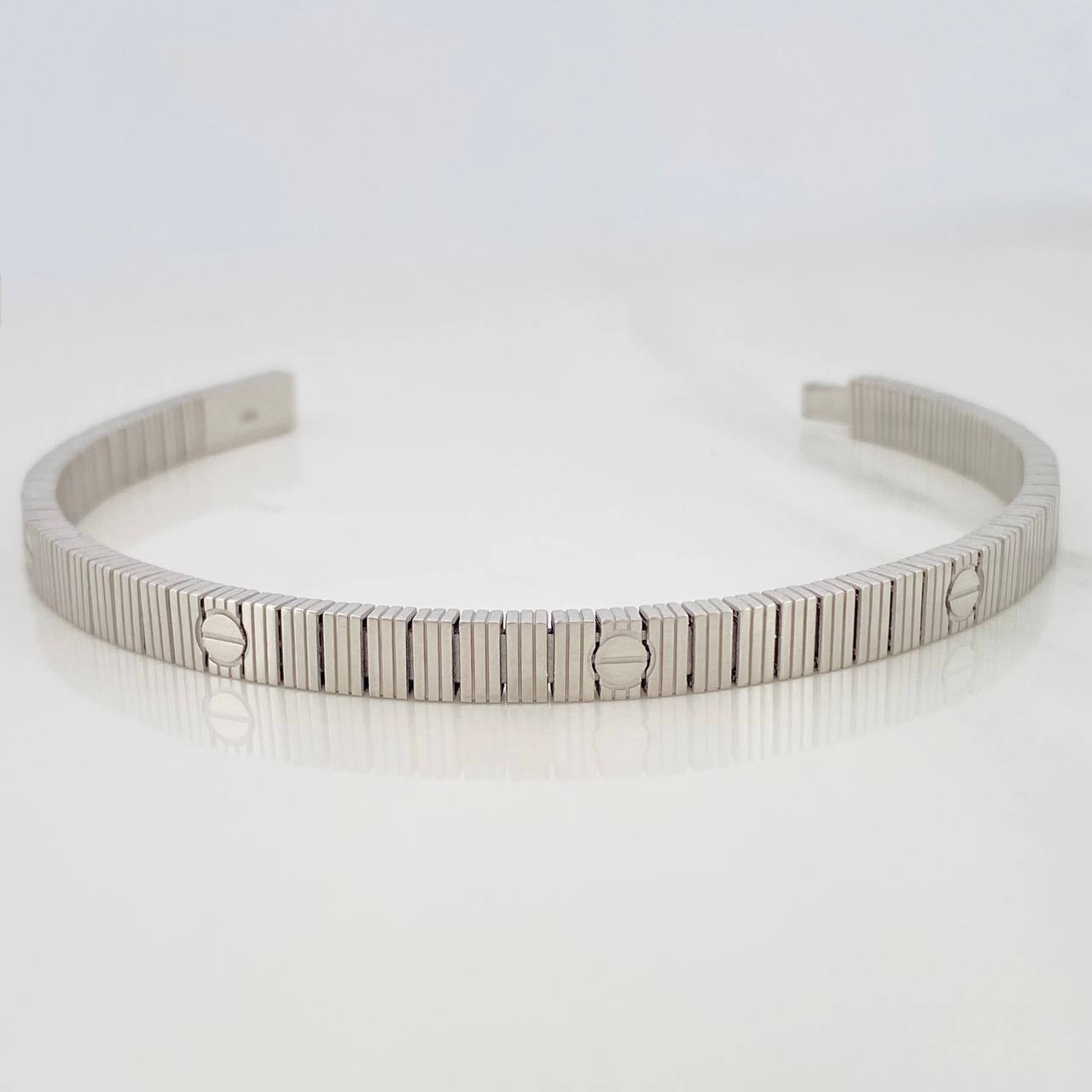 Bracelet Screw 12.55g / 7 in / 5.12mm White Gold 18K